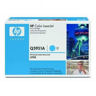 Obrazek HP Q5951A originální tonerová kazeta, barva náplně azurová, výtěžnost cartridge 10000 stran