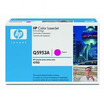 Obrazek HP Q5953A originální tonerová kazeta, barva náplně purpurová, výtěžnost cartridge 10000 stran