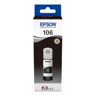 Obrazek Epson 106 C13T00R140 originální ink bottle, barva náplně černá foto
