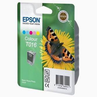 Obrazek Epson T016 C13T01640110 originální inkoustová kazeta, výtěžnost cartridge 253 stran