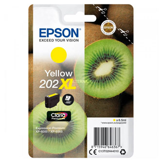Obrazek Epson 202XL C13T02H44010 originální inkoustová kazeta, barva náplně žlutá