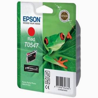 Obrazek Epson T054 C13T05474010 originální inkoustová kazeta, barva náplně červená, výtěžnost cartridge 400 stran