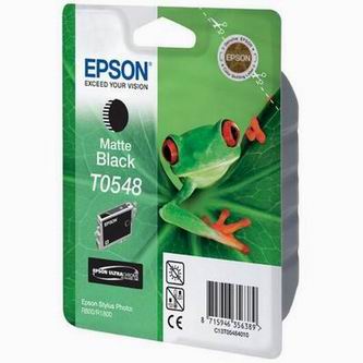 Obrazek Epson T054 C13T05484010 originální inkoustová kazeta, barva náplně černá, výtěžnost cartridge 550 stran
