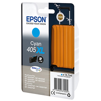 Obrazek Epson 405XL C13T05H24010 originální inkoustová kazeta, barva náplně azurová