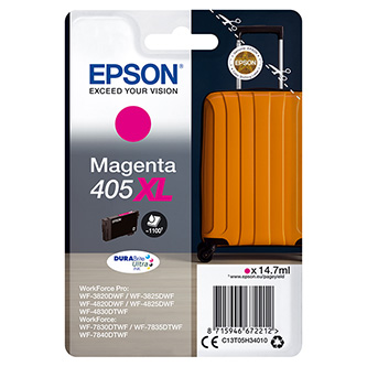 Obrazek Epson 405XL C13T05H34010 originální inkoustová kazeta, barva náplně purpurová