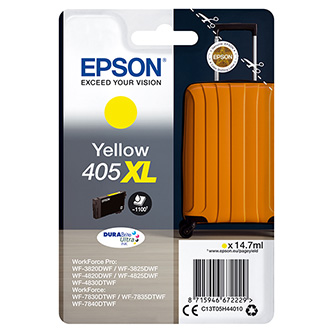 Obrazek Epson 405XL C13T05H44010 originální inkoustová kazeta, barva náplně žlutá