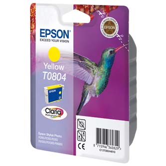 Obrazek Epson T0804 C13T08044011 originální inkoustová kazeta, barva náplně žlutá