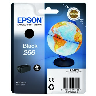 Obrazek Epson 266 C13T26614010 originální inkoustová kazeta, barva náplně černá