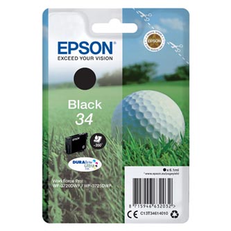 Obrazek Epson 34 C13T34614010 originální inkoustová kazeta, barva náplně černá