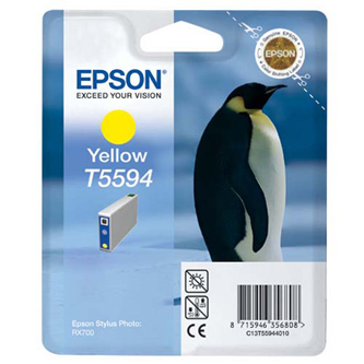 Obrazek Epson T559 C13T55944010 originální inkoustová kazeta, barva náplně žlutá