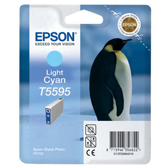 Obrazek Epson T559 C13T55954010 originální inkoustová kazeta, barva náplně azurová