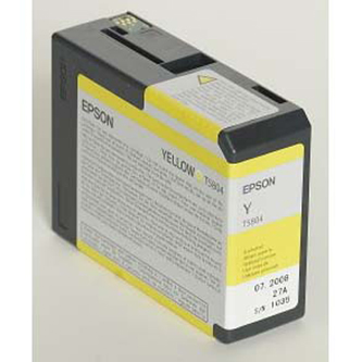 Obrazek Epson T580 C13T580400 originální inkoustová kazeta, barva náplně žlutá