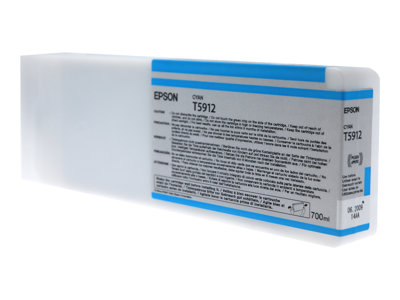 Obrazek Epson T591 C13T591200 originální inkoustová kazeta, barva náplně azurová