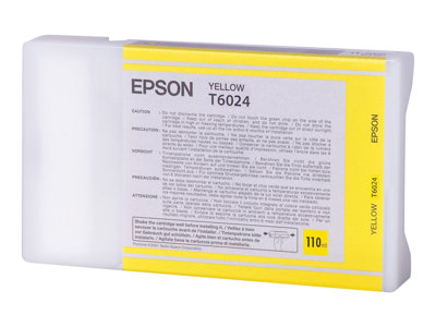 Obrazek Epson T602 C13T602400 originální inkoustová kazeta, barva náplně žlutá