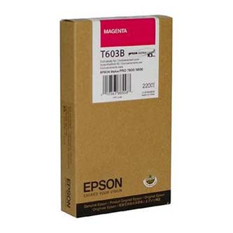 Obrazek Epson T603 C13T603B00 originální inkoustová kazeta, barva náplně purpurová