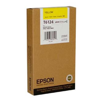Obrazek Epson T612 C13T612400 originální inkoustová kazeta, barva náplně žlutá