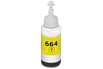 Obrazek Epson 664 T6644 kompatibilní ink bottle, barva náplně žlutá