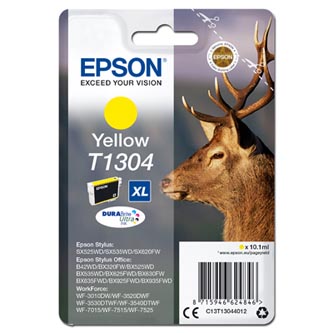 Obrazek Epson T1304 C13T13044012 originální inkoustová kazeta, barva náplně žlutá, výtěžnost cartridge 765 stran