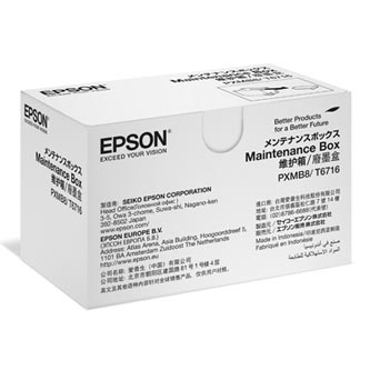 Obrazek Epson T6716 C13T671600 maintenance kit, barva náplně odpadní nádobka, výtěžnost cartridge 50000 stran