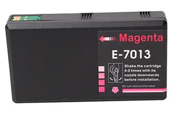 Obrazek Epson T701 T7013 kompatibilní inkoustová kazeta, barva náplně purpurová, výtěžnost cartridge 3400 stran