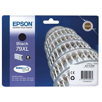 Obrazek Epson 79 XL C13T79014010 originální inkoustová kazeta, barva náplně černá, výtěžnost cartridge 2600 stran