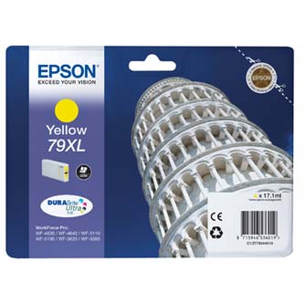 Obrazek Epson 79 XL C13T79044010 originální inkoustová kazeta, barva náplně žlutá, výtěžnost cartridge 2000 stran