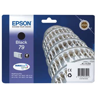 Obrazek Epson 79 C13T79114010 originální inkoustová kazeta, barva náplně černá, výtěžnost cartridge 900 stran