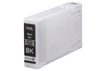 Obrazek Epson 79 T7911 kompatibilní inkoustová kazeta, barva náplně černá, výtěžnost cartridge 2400 stran