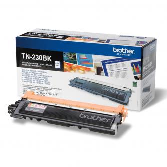 Obrazek Brother TN-230 TN230BK originální tonerová kazeta, barva náplně černá, výtěžnost cartridge 2200 stran