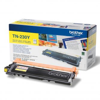 Obrazek Brother TN-230 TN230Y originální tonerová kazeta, barva náplně žlutá, výtěžnost cartridge 1400 stran