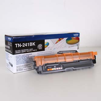 Obrazek Brother TN-241 TN241BK originální tonerová kazeta, barva náplně černá, výtěžnost cartridge 2500 stran