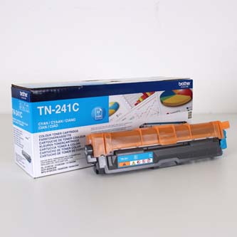 Obrazek Brother TN-241 TN241C originální tonerová kazeta, barva náplně azurová, výtěžnost cartridge 1400 stran