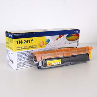 Obrazek Brother TN-241 TN241Y originální tonerová kazeta, barva náplně žlutá, výtěžnost cartridge 1400 stran