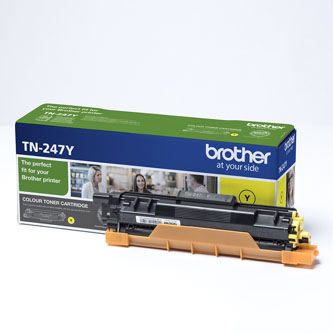 Obrazek Brother TN-247 TN247Y originální tonerová kazeta, barva náplně žlutá, výtěžnost cartridge 2300 stran