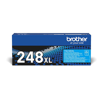 Obrazek Brother TN-248 XL TN248XLC originální tonerová kazeta, barva náplně azurová, výtěžnost cartridge 2300 stran