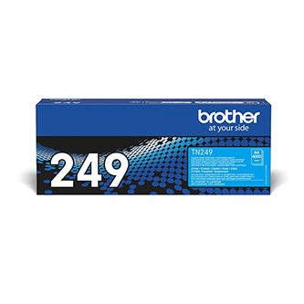 Obrazek Brother TN-249 TN249C originální tonerová kazeta, barva náplně azurová, výtěžnost cartridge 4000 stran