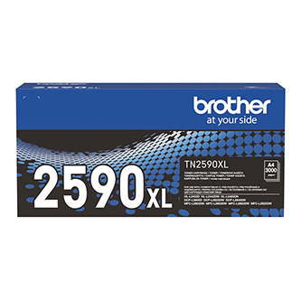 Obrazek Brother TN-2590 XL TN2590XL originální tonerová kazeta, barva náplně černá, výtěžnost cartridge 3000 stran