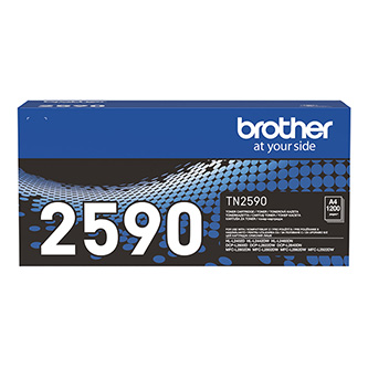Obrazek Brother TN-2590 TN2590 originální tonerová kazeta, barva náplně černá, výtěžnost cartridge 1200 stran