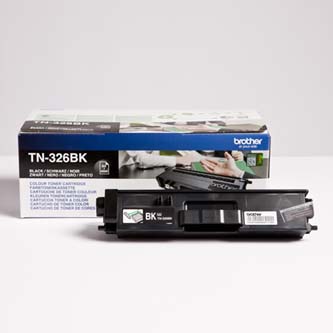 Obrazek Brother TN-326 TN326BK originální tonerová kazeta, barva náplně černá, výtěžnost cartridge 4000 stran