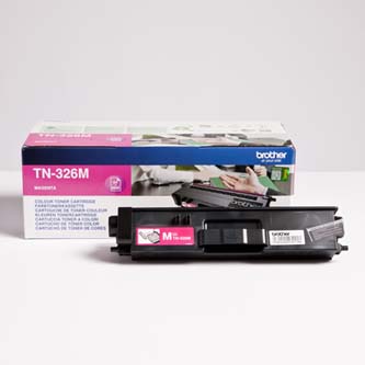 Obrazek Brother TN-326 TN326M originální tonerová kazeta, barva náplně purpurová, výtěžnost cartridge 3500 stran