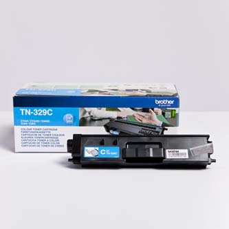 Obrazek Brother TN329 TN329C originální tonerová kazeta, barva náplně azurová, výtěžnost cartridge 6000 stran