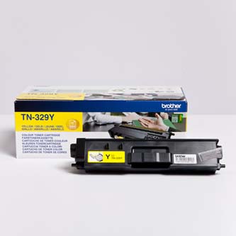 Obrazek Brother TN329 TN329Y originální tonerová kazeta, barva náplně žlutá, výtěžnost cartridge 6000 stran