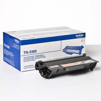 Brother TN-3380 TN3380 originální tonerová kazeta, barva náplně černá, výtěžnost cartridge 8000 stran
