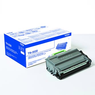 Obrazek Brother TN3250 TN3520 originální tonerová kazeta, barva náplně černá, výtěžnost cartridge 20000 stran