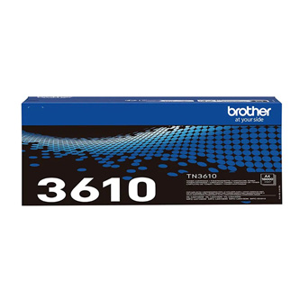 Obrazek Brother TN-3610 TN3610 originální tonerová kazeta, barva náplně černá, výtěžnost cartridge 18000 stran