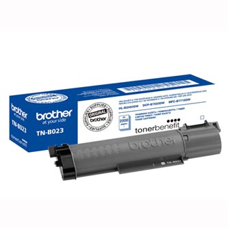 Obrazek Brother B023 TNB023 originální tonerová kazeta, barva náplně černá, výtěžnost cartridge 2000 stran