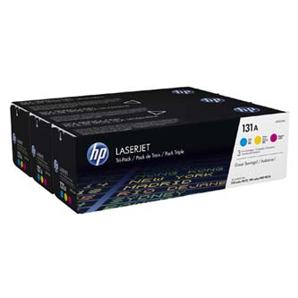 Obrazek HP 131A U0SL1AM originální tonerová kazeta, barva náplně azurová, purpurová, žlutá, výtěžnost cartridge 5400 stran