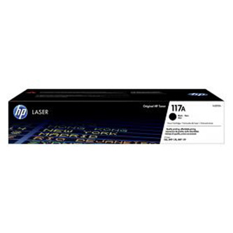 Obrazek HP 117A W2070A originální tonerová kazeta, barva náplně černá, výtěžnost cartridge 1000 stran