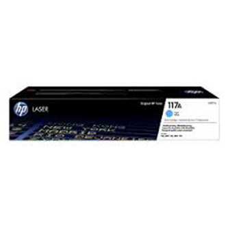 Obrazek HP 117A W2071A originální tonerová kazeta, barva náplně azurová, výtěžnost cartridge 700 stran