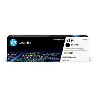 Obrazek HP 219A W2190A originální tonerová kazeta, barva náplně černá, výtěžnost cartridge 1300 stran